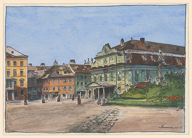 Viktor Benesch - Staré divadlo v Bratislave (1935), Galéria mesta Bratislavy, GMB