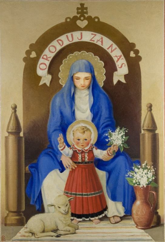 Karol Ondreička - Slovenská Madona, 1941, Galéria mesta Bratislavy