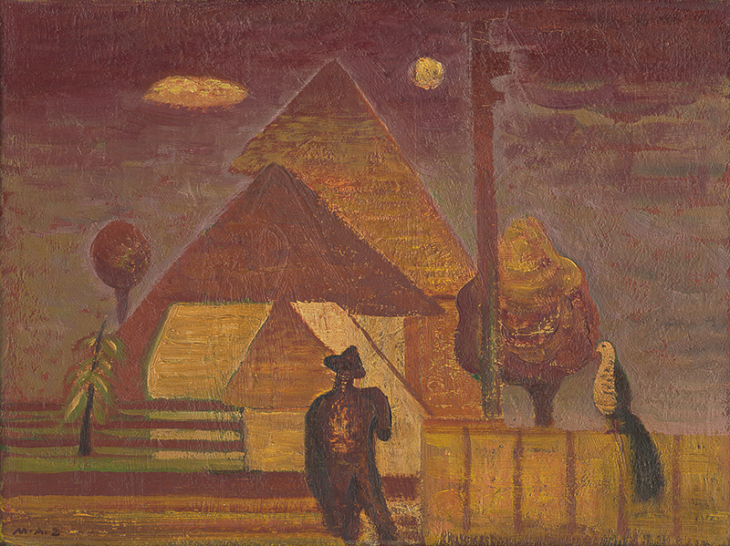 Miloš Alexander Bazovský - Čudný vták (1952), Liptovská galéria Petra Michala Bohúňa, GPB