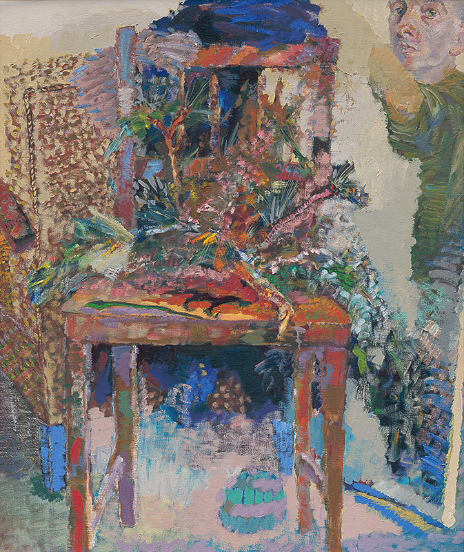 Ján Berger - Autoportrét, 1988, Liptovská galéria Petra Michala Bohúňa