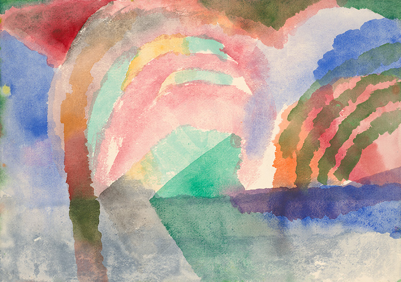 Ján Berger - Po dúhe, 1985, Stredoslovenská galéria