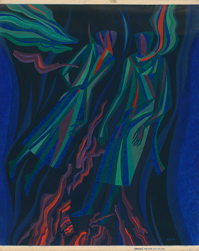 Fero Kráľ - Oravská balada, 1980, Stredoslovenská galéria 