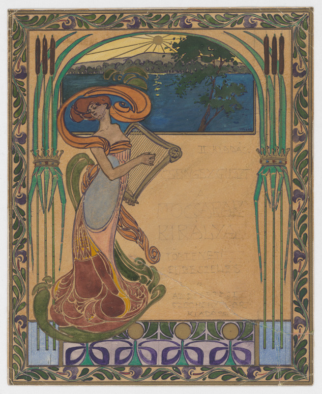 Július Török - Návrh na knižnú obálku, 1910–1915, Slovenská národná galéria