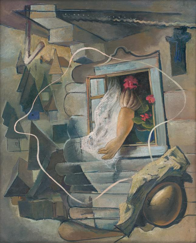 Imrich Weiner-Kráľ - Okno (okolo 1935), Slovenská národná galéria, SNG