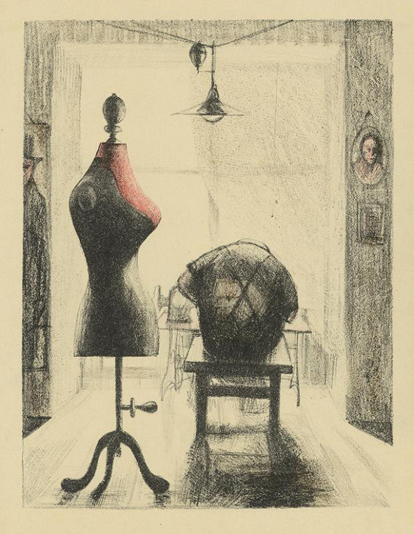 Václav Sivko – Krejčí při práci 