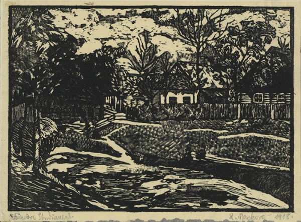 Anna Macková – Náves ve Studeňanech 