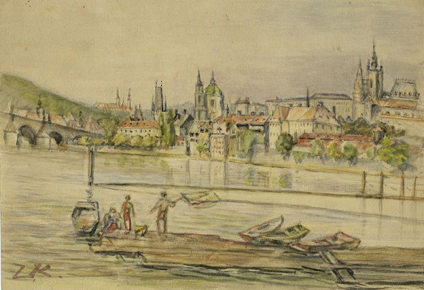 Zdeňka Kalašová – Pohled na Karlův most III