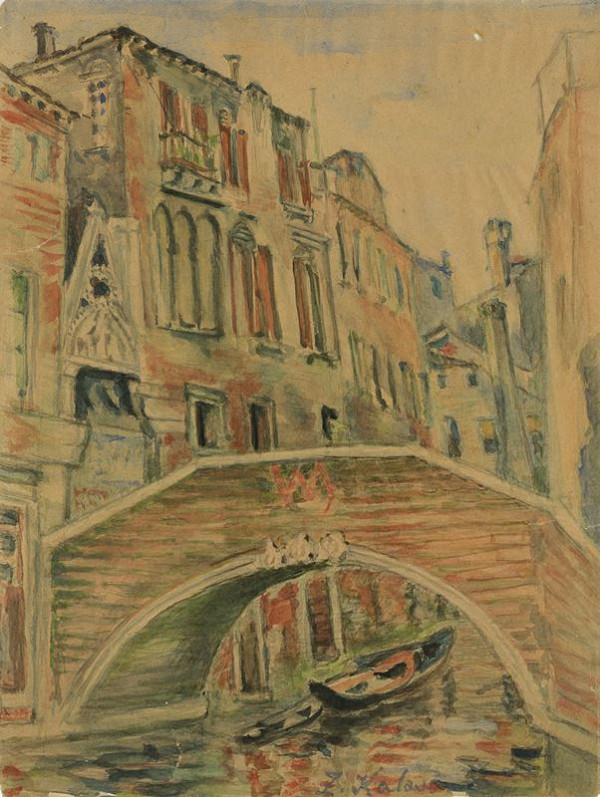 Zdeňka Kalašová – Benátky - Ponte del Paradiso 