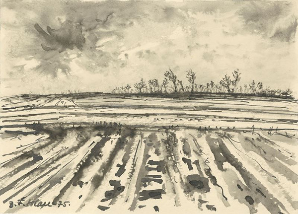 Josef Fafek-Solan – Tání v polích 