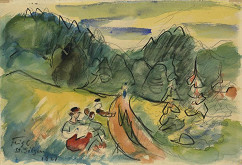 Bedřich Feigl – Odpočinek u cesty 