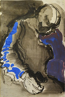 Václav Hejna – Sedící postava u stolu 