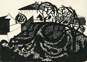 Bohdan Kopecký – Stromy u žlutého domu 