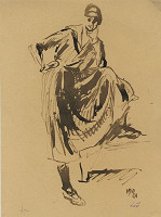 Josef Lír – Stojící žena 