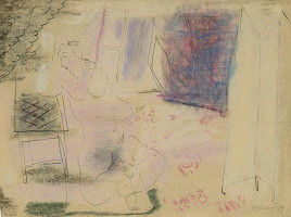 František Vobecký – Sedící 