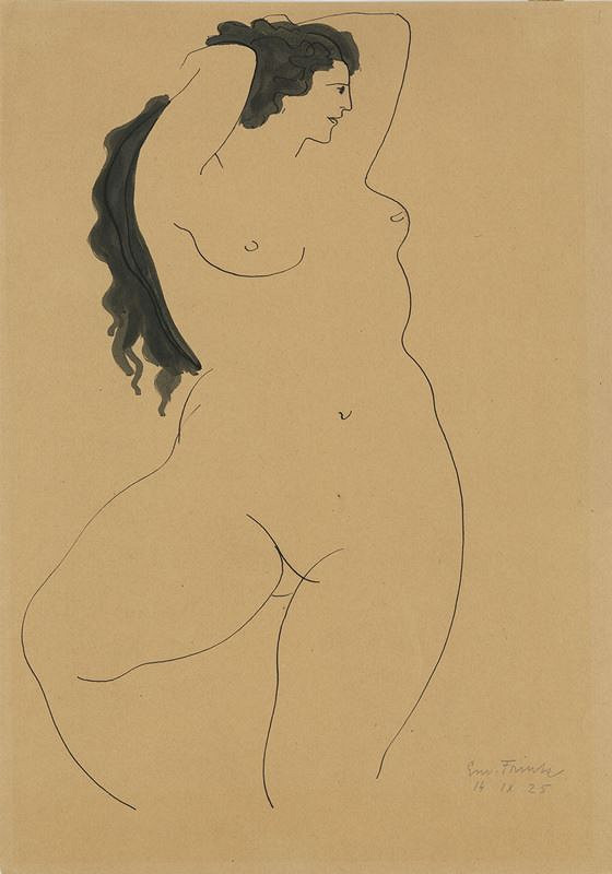 Emanuel Frinta – Žena s černými vlasy 