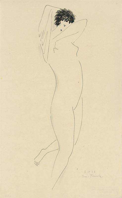 Emanuel Frinta – Žena se zdviženýna rukama 