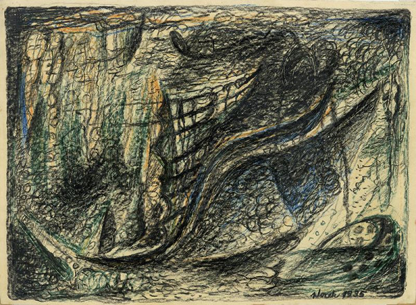 Vilém Plocek – Kompozice s rybou 