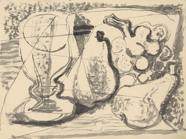 Jan Benda – Zátiší s dvěma hruškami 