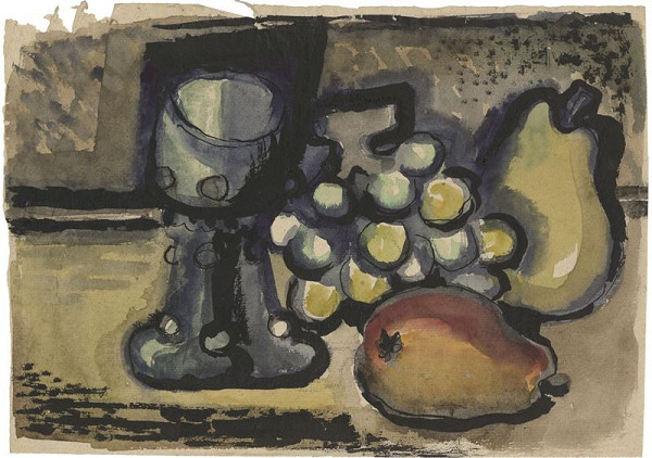 Jan Benda – Zátiší s červenou hruškou 