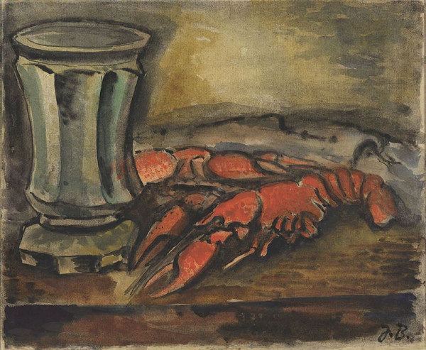 Jan Benda – Zátiší s rakem 