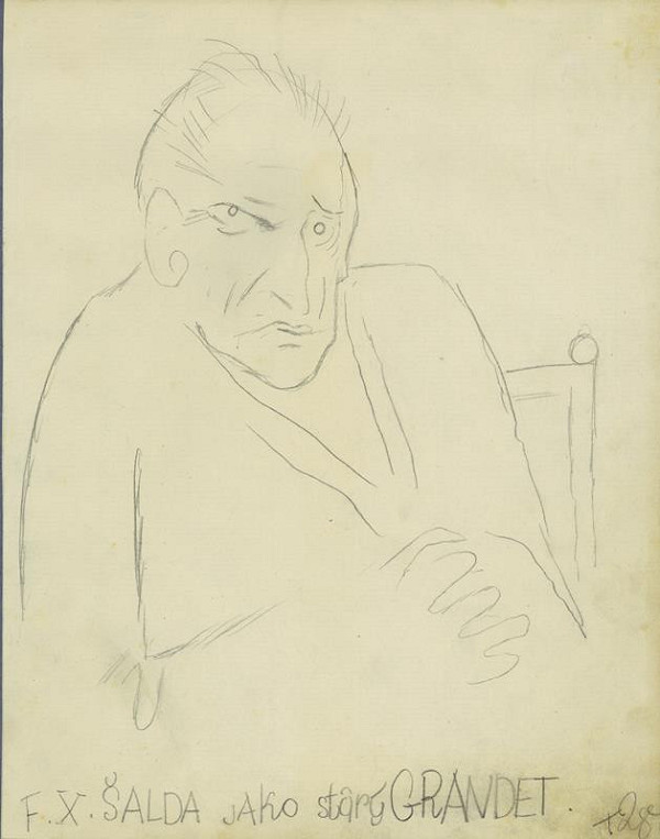 František Tichý – F.X. Šalda jako starý Grandet 