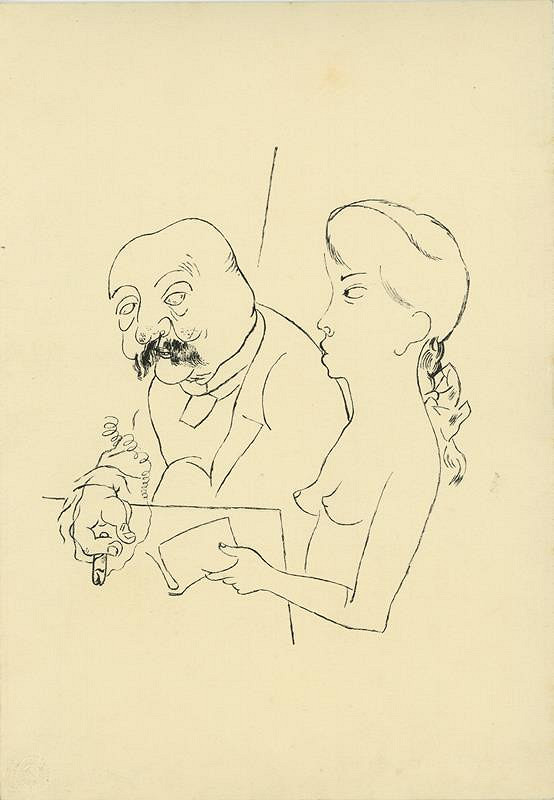 George Grosz – V baru 
