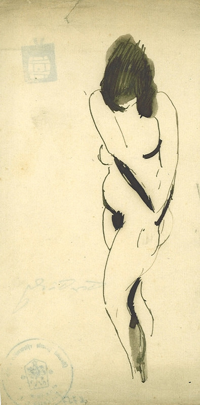 František Tichý – Stojící žena 