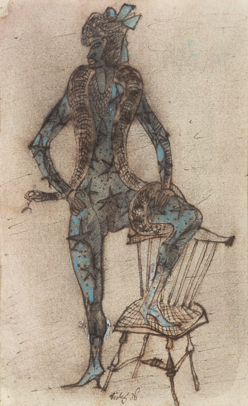 František Tichý – Krotitelka hadů 