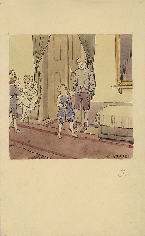 Rudolf Adámek – Ilustrace k pohádce 