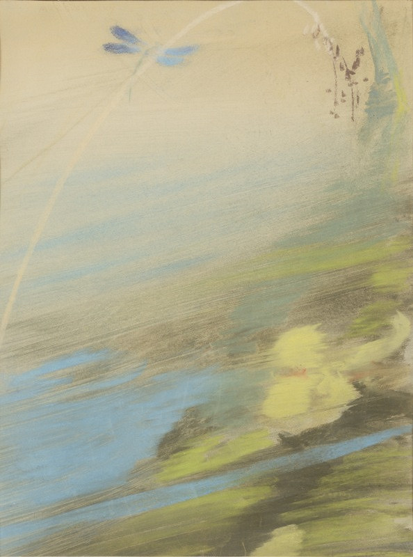 Max Švabinský – Vážka nad vodou 