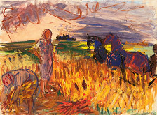 Vojtěch Sedláček – Motiv z venkova 