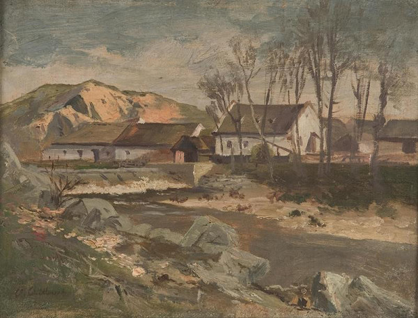 Antonín Chittussi – Mlýn u Brna 