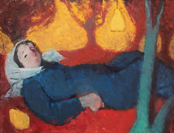 Vilma Vrbová-Kotrbová – Skica k ležící 