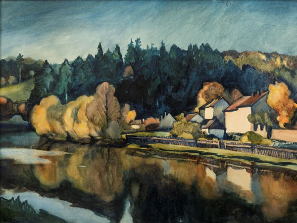 Jan Angelo Zeyer – Mlýn na Lužnici u Tábora 