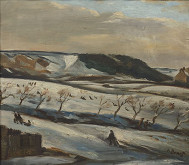 Vincenc Beneš – Zimní krajina 