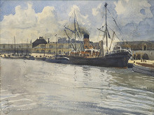 Jan Angelo Zeyer – Uhelný přístav v Bruggách 