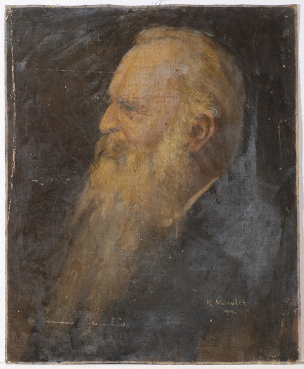 Karel Valoušek – Portrét muže s plnovousem