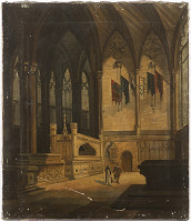 Ferdinand Lepié – Interier chrámu 