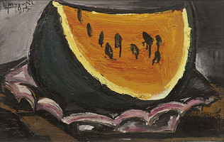 Vladimír Jarcovják – Zátiší s melounem 