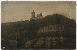 Karel Pokorný – Krajina s hradem 