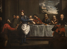 Jan Jiří Heinsch – Sv. Václav přisluhující u stolu chudým 