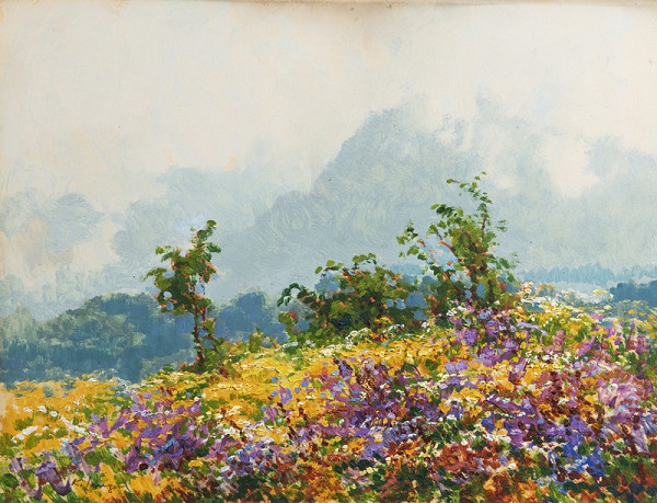 Karel Langer – Květy na Javorině v Tatrách 