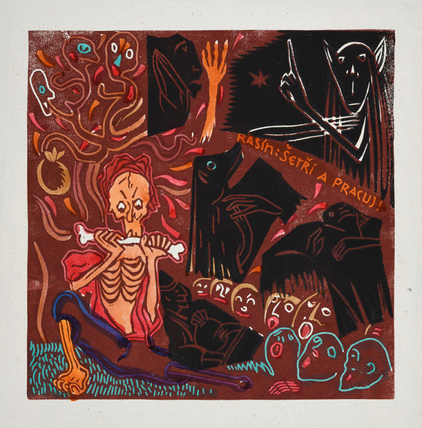 Josef Váchal – Z cyklu Rudé periferie 1 