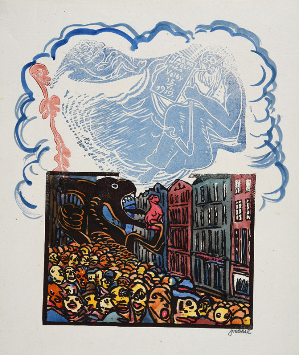 Josef Váchal – Z cyklu Rudé periferie 2 