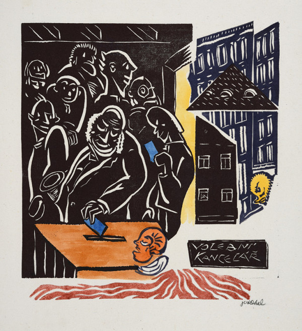 Josef Váchal – Z cyklu Rudé periferie 3 