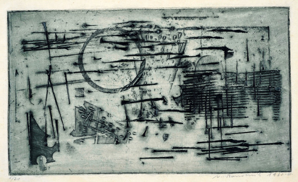 Vladimír Boudník – Stopy materiálů (Stopy nástrojů) 