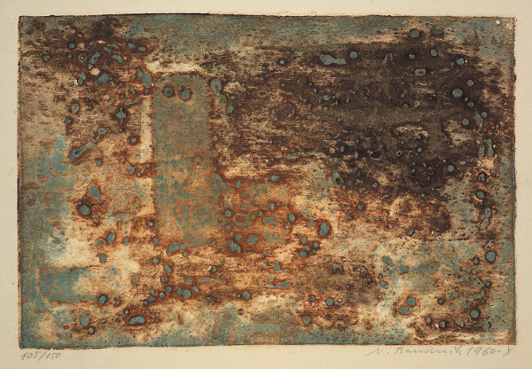 Vladimír Boudník – Krajina (Strukturální grafika) 