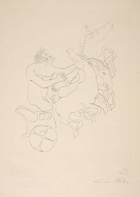 Emil Filla – Vstup Heraklův na Olymp 