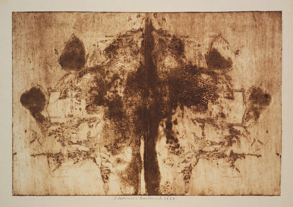 Vladimír Boudník – Z cyklu Variace na Rorschachův test 