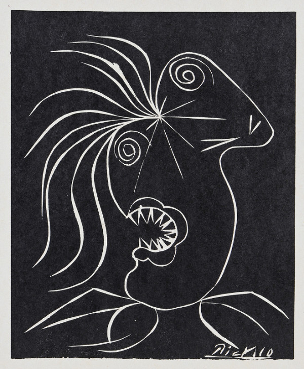 Pablo Picasso – Grafický list XXI (z alba Pour la Tchécoslovaquie)